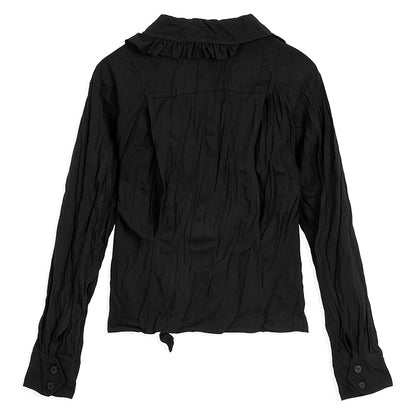 OPEN YY SLIT CRINKLED JACKET