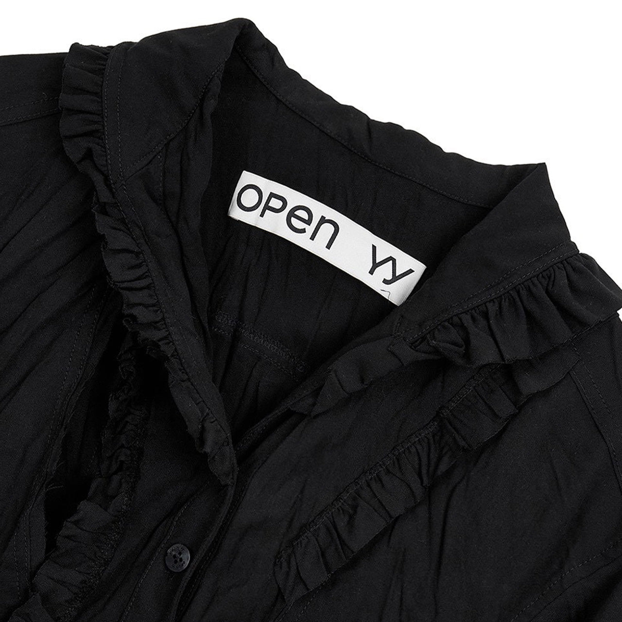 OPEN YY SLIT CRINKLED JACKET