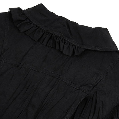 OPEN YY SLIT CRINKLED JACKET