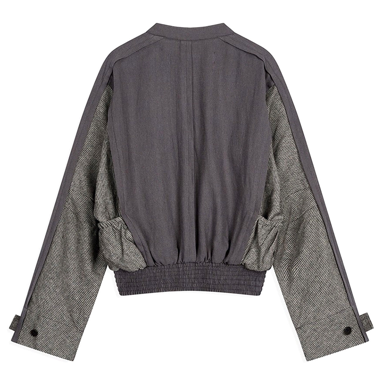 OPEN YY LINEN PANELED BOMBER