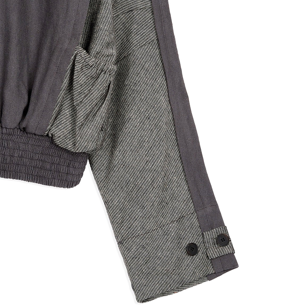 OPEN YY LINEN PANELED BOMBER