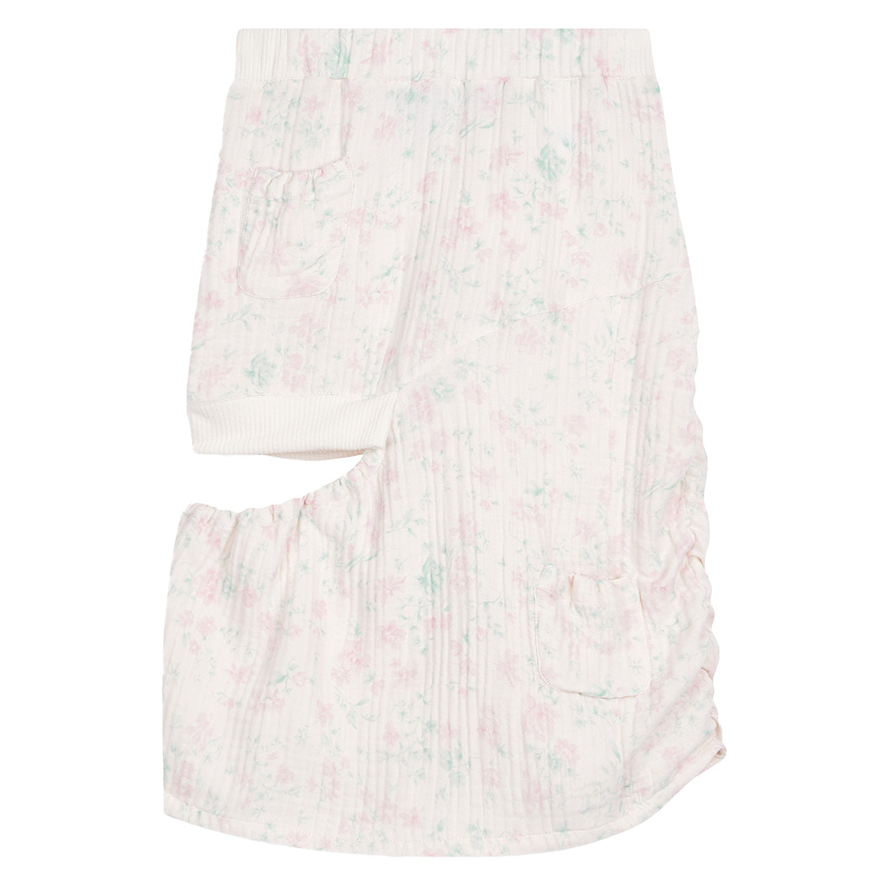 OPEN YY FLORAL BLANKIE CUTOUT SKIRT