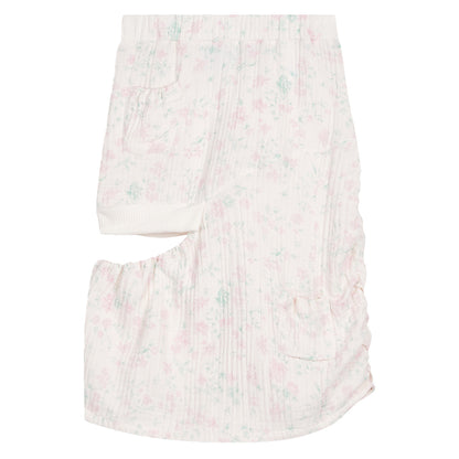 OPEN YY FLORAL BLANKIE CUTOUT SKIRT