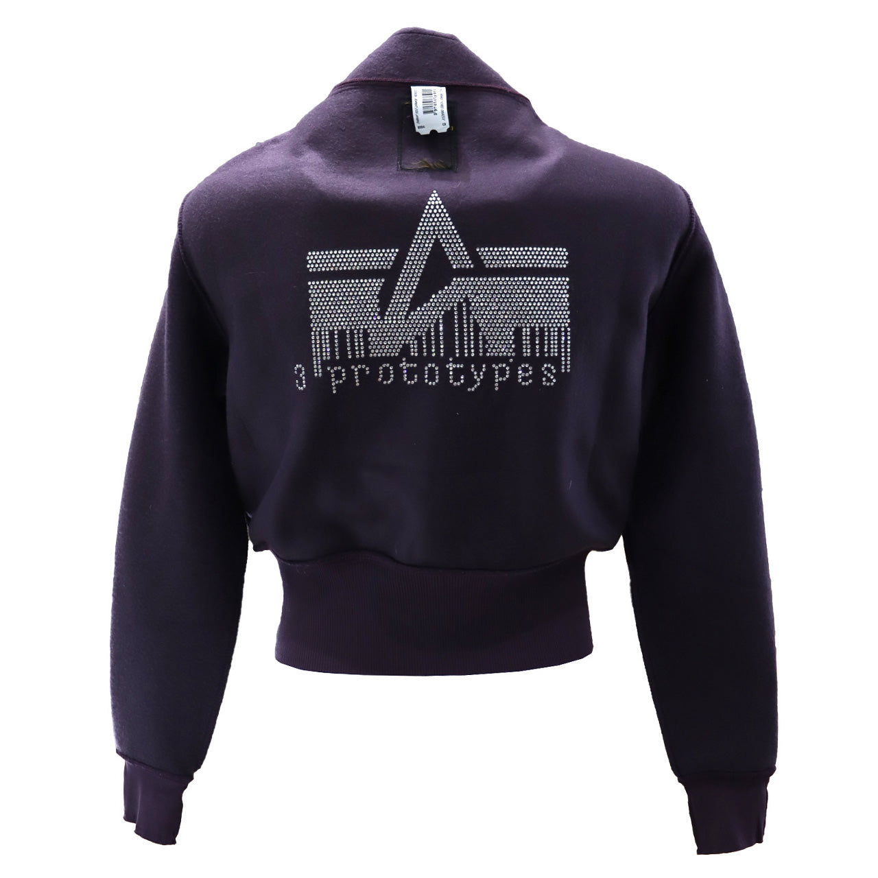 PROTOTYPES FLEECE BCKD JERSEY PLUM INSIDE OUT FLEECE - ZIP UP
