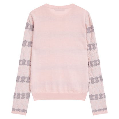 OPEN YY JACQUARD PULLOVER