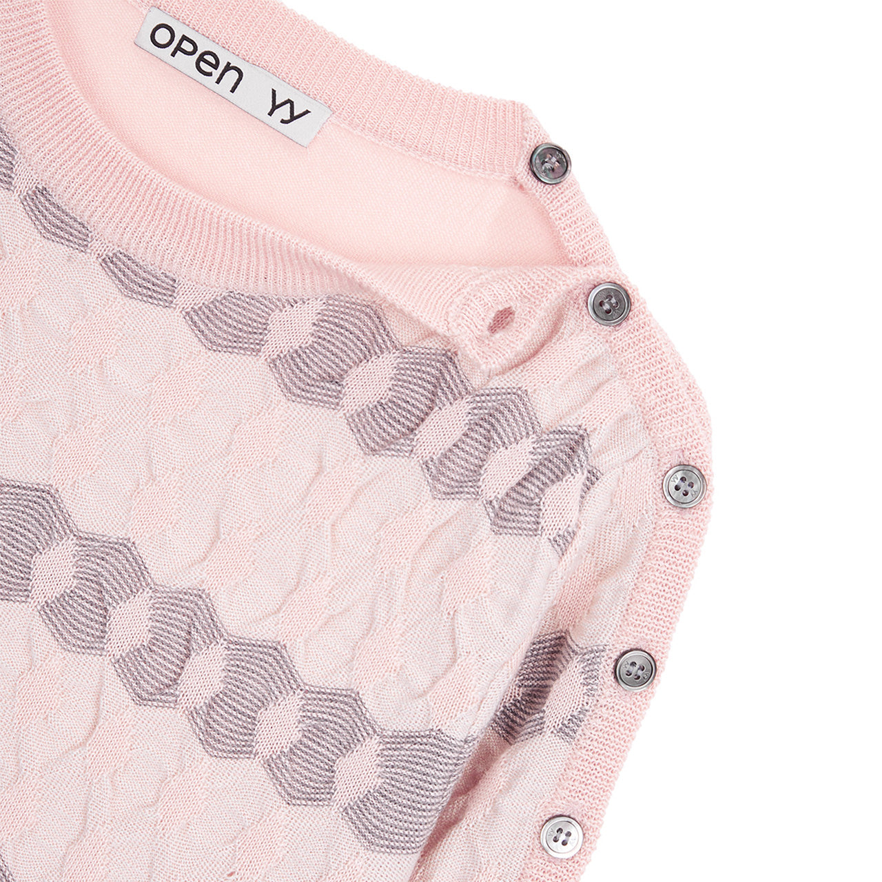 OPEN YY JACQUARD PULLOVER