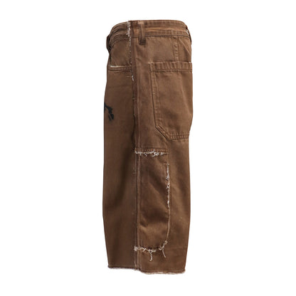 PROTOTYPES BROWN DENIM BROWN BERMUDA DENIM